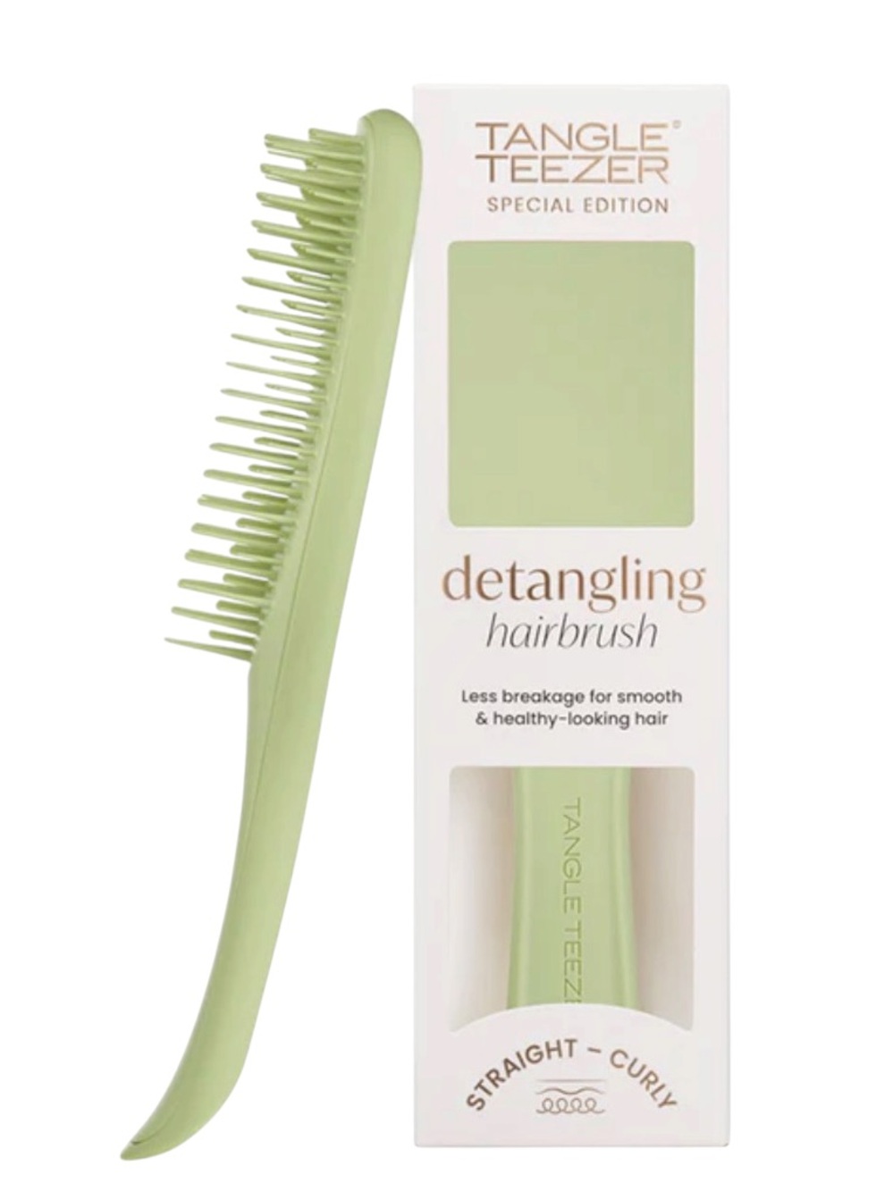 Tangle Teezer The Ultimate Detangler Matte Olive Green Detangling Hairbrush